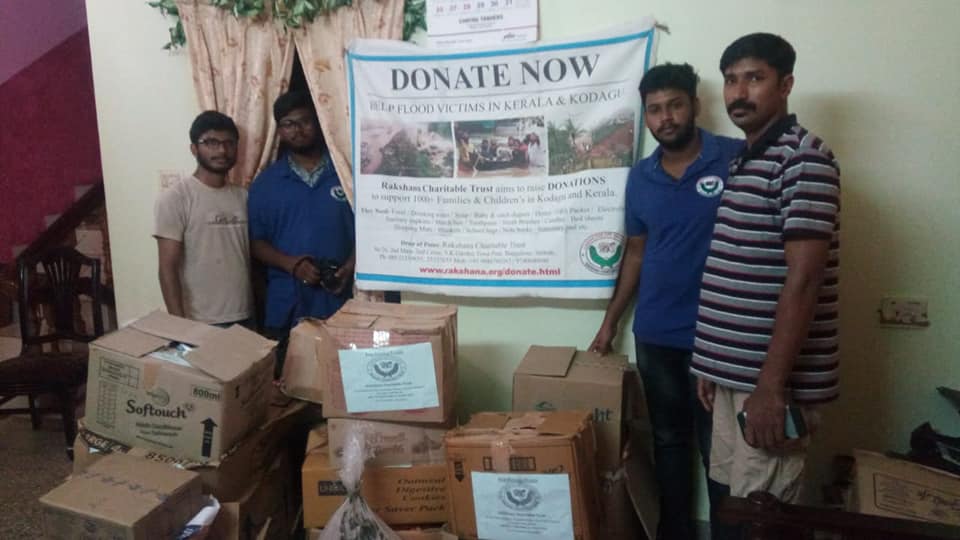 Materials distributed at Idduky Kerala to the peop