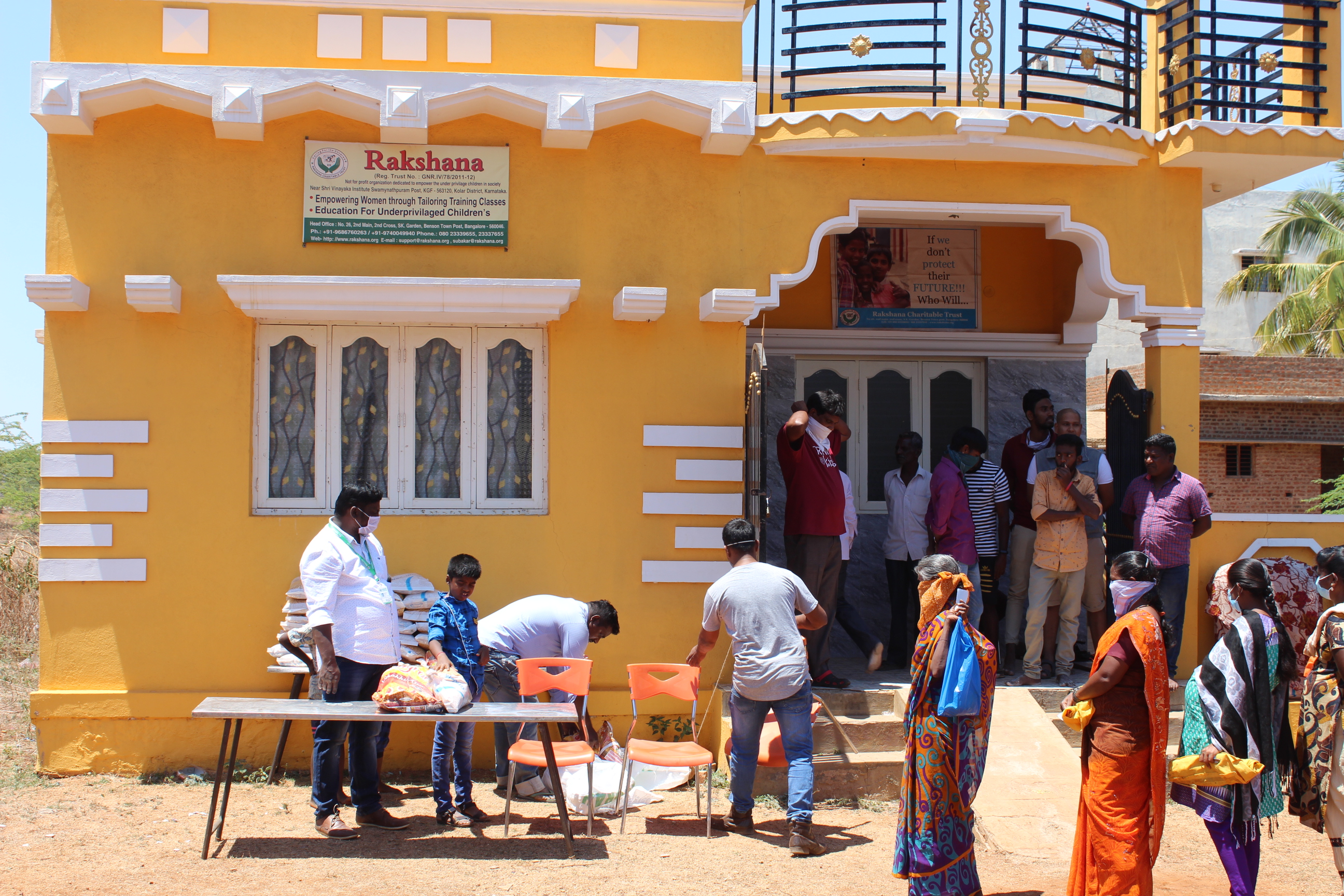 Covid 19 Grocery Distribution at KGF Kolar Distric