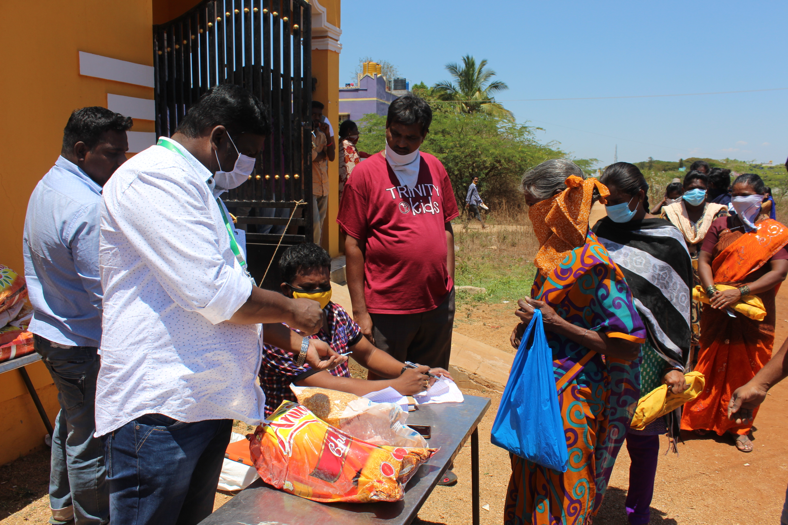 Covid 19 Grocery Distribution at KGF Kolar Distric