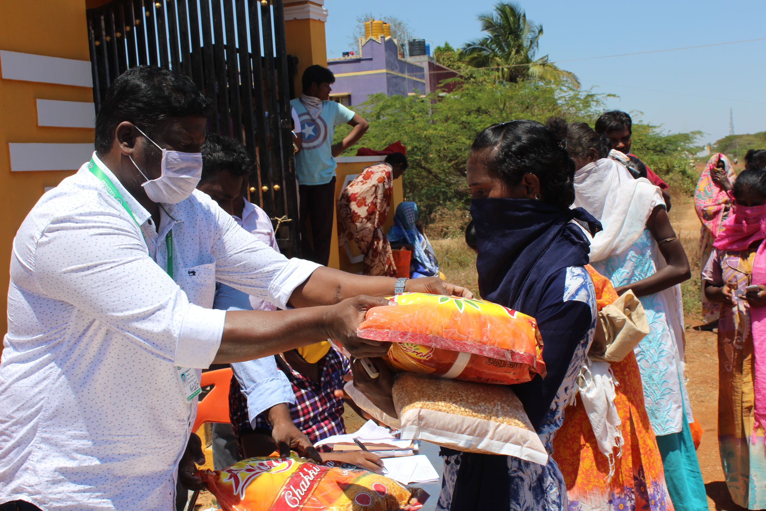 Covid 19 Grocery Distribution at KGF Kolar Distric