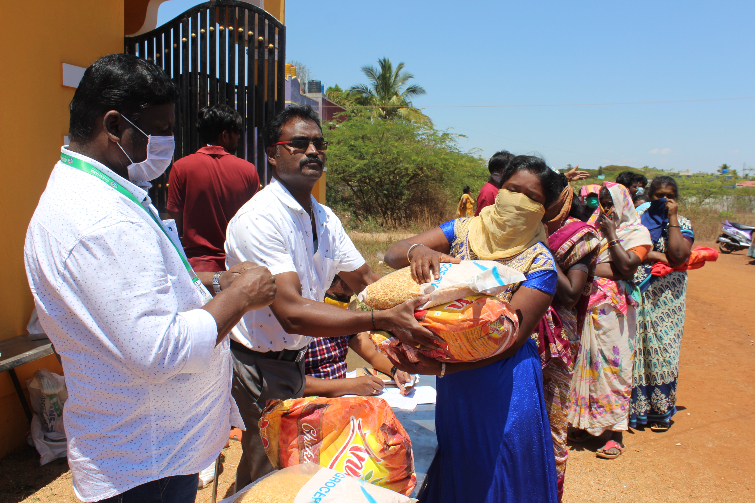 Covid 19 Grocery Distribution at KGF Kolar Distric