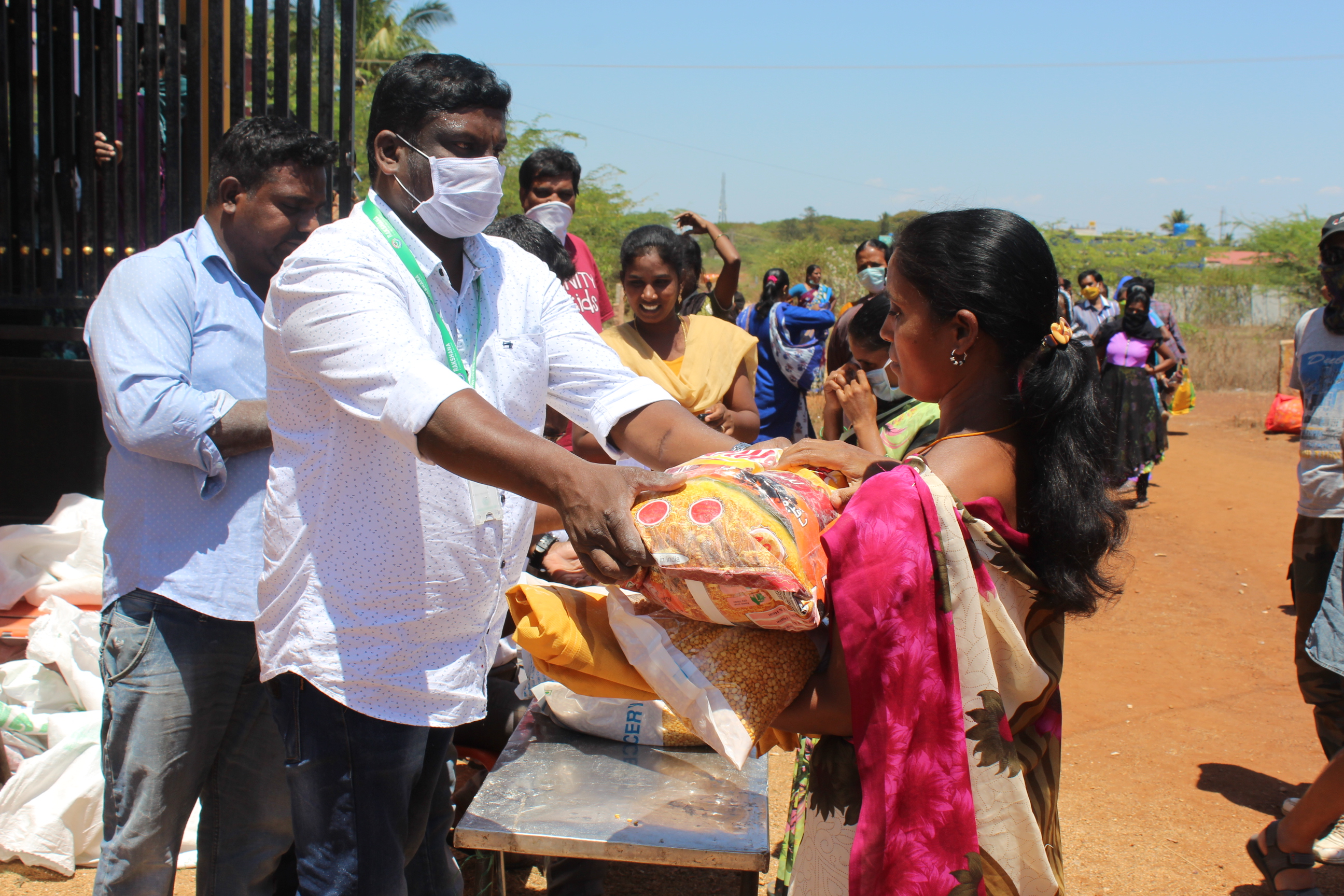 Covid 19 Grocery Distribution at KGF Kolar Distric